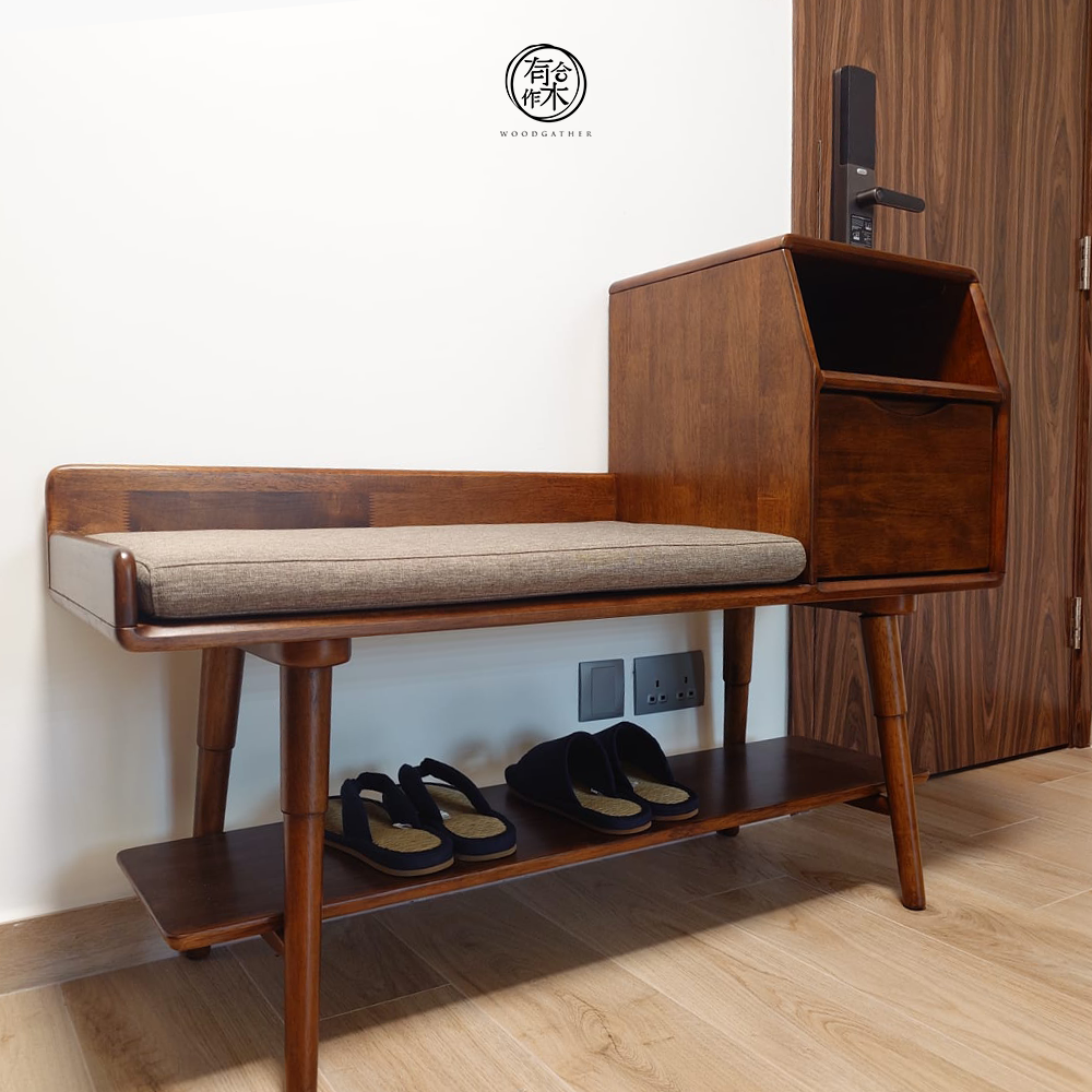 VARIETY Shoe Bench 實木長凳連鞋架