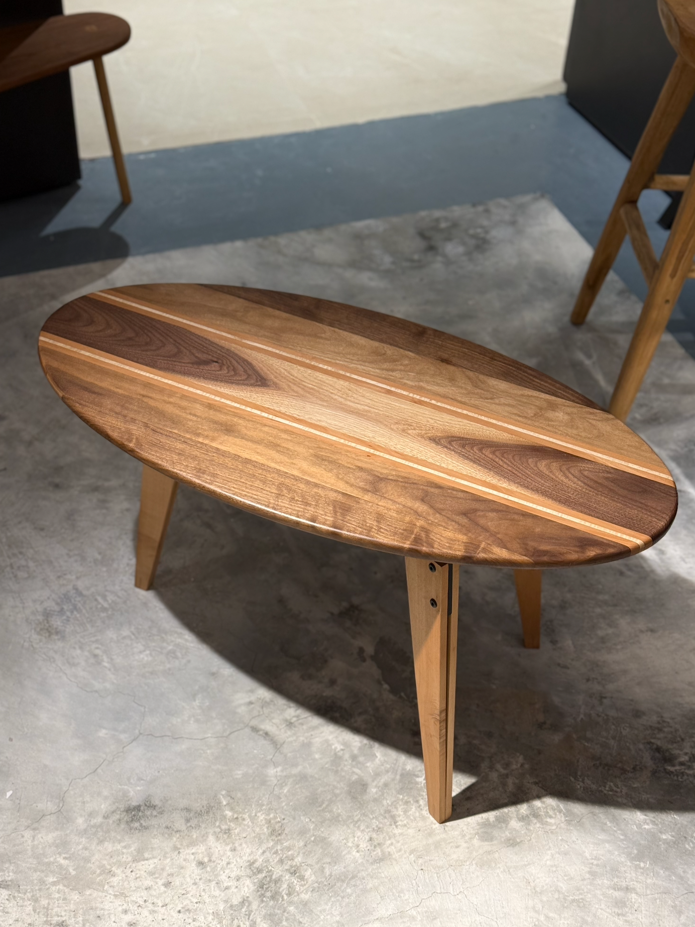 【香港製造】mudodesign | 拼木橢圓茶几(只有一張,售完即止)