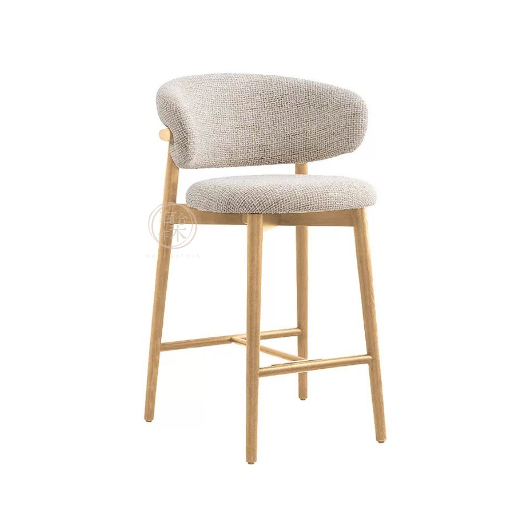 ANTER Bar Stool 01 實木座墊吧椅