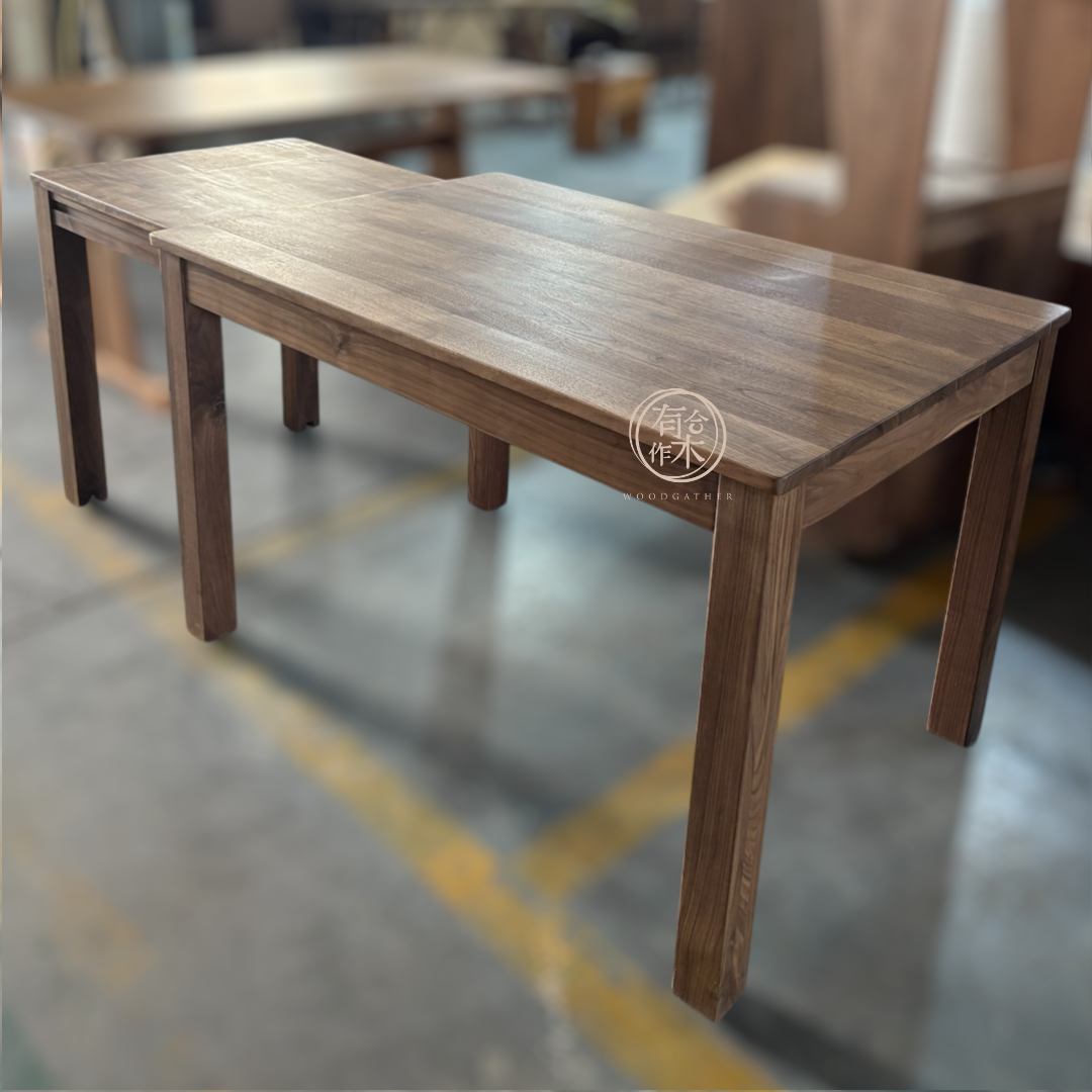 DELIGHT Extendable Table 02 實木側開合餐枱 (可訂造)