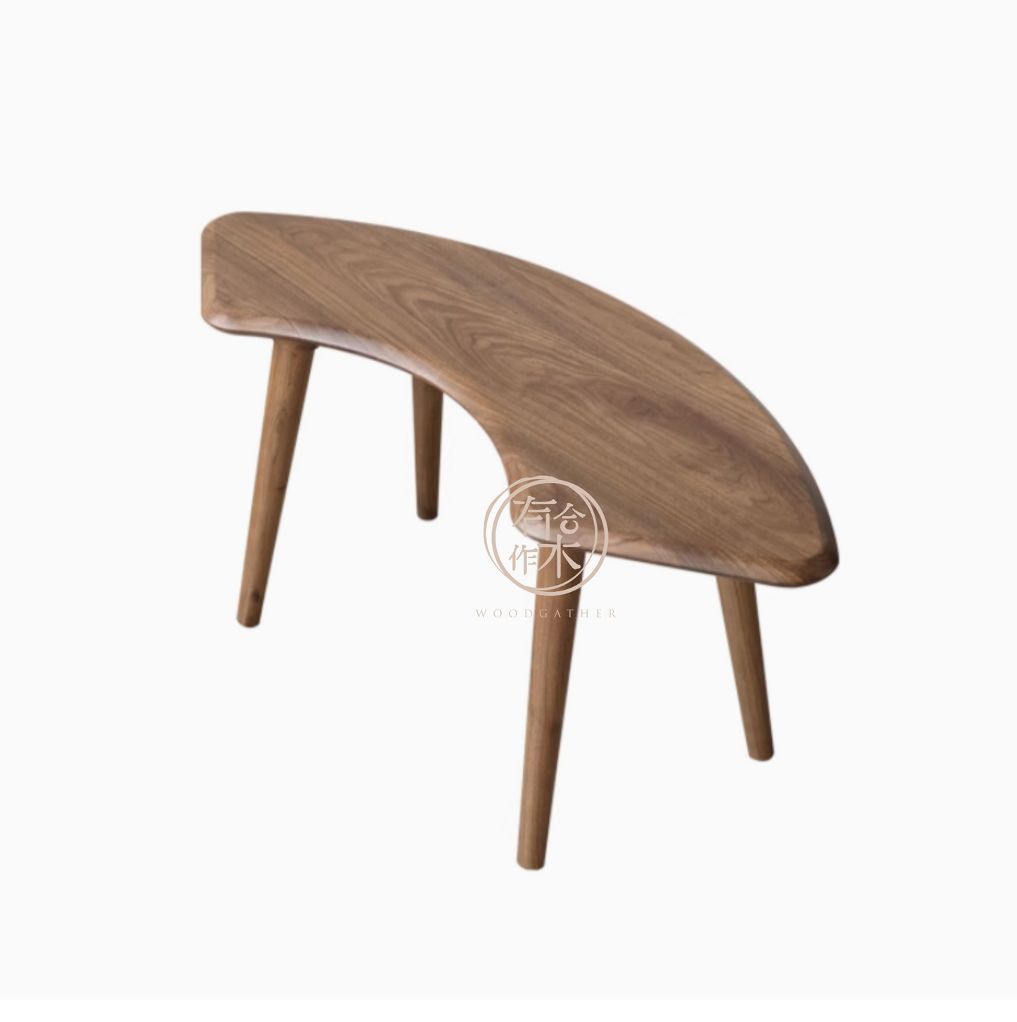 FOREST Round Bench 實木弧形長椅