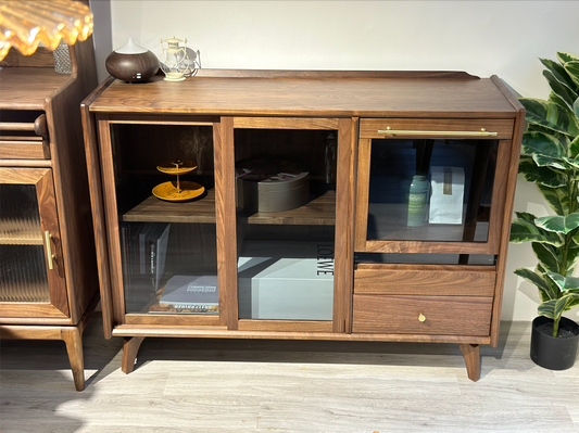 FOREST Sideboard with Slide Door solid wood sideboard