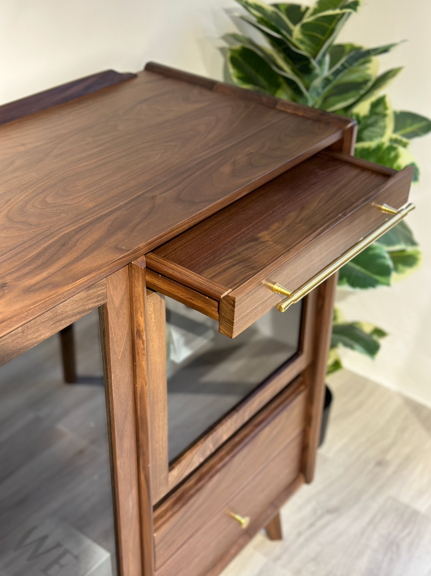 FOREST Sideboard with Slide Door solid wood sideboard