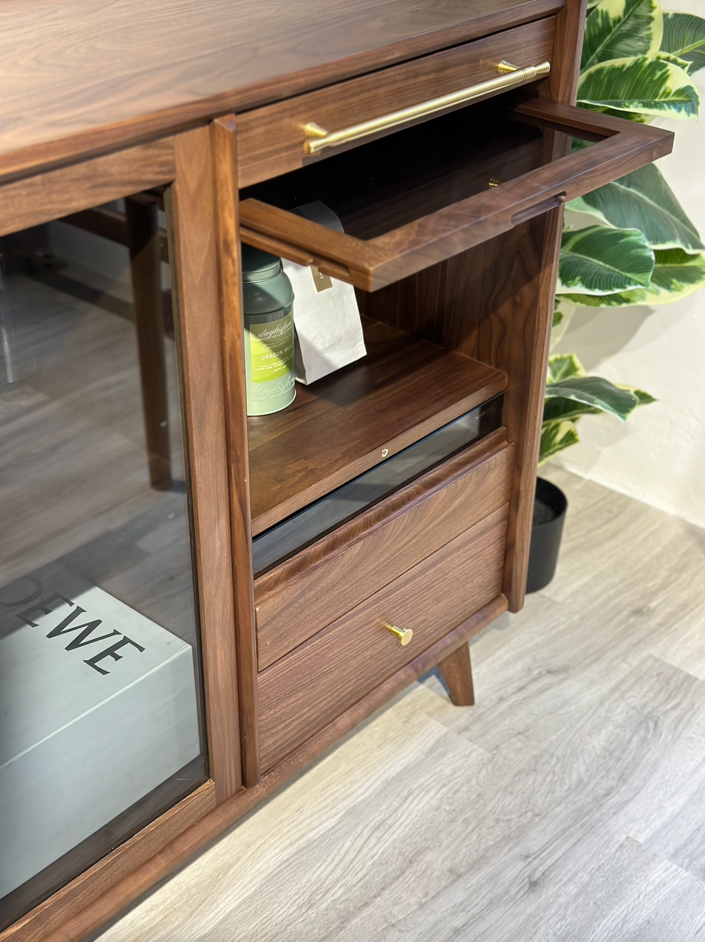 FOREST Sideboard with Slide Door solid wood sideboard