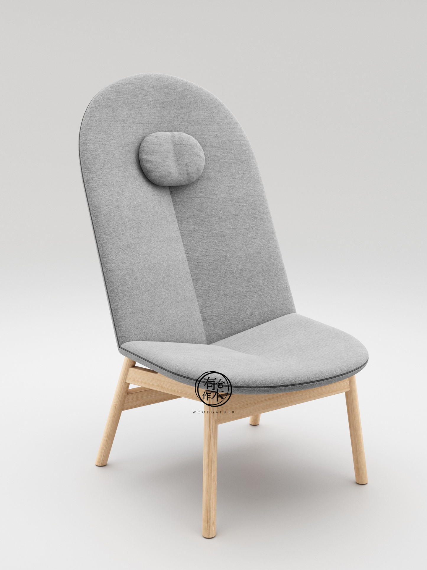 HEYA Crown Lounge Chair 實木休閑椅
