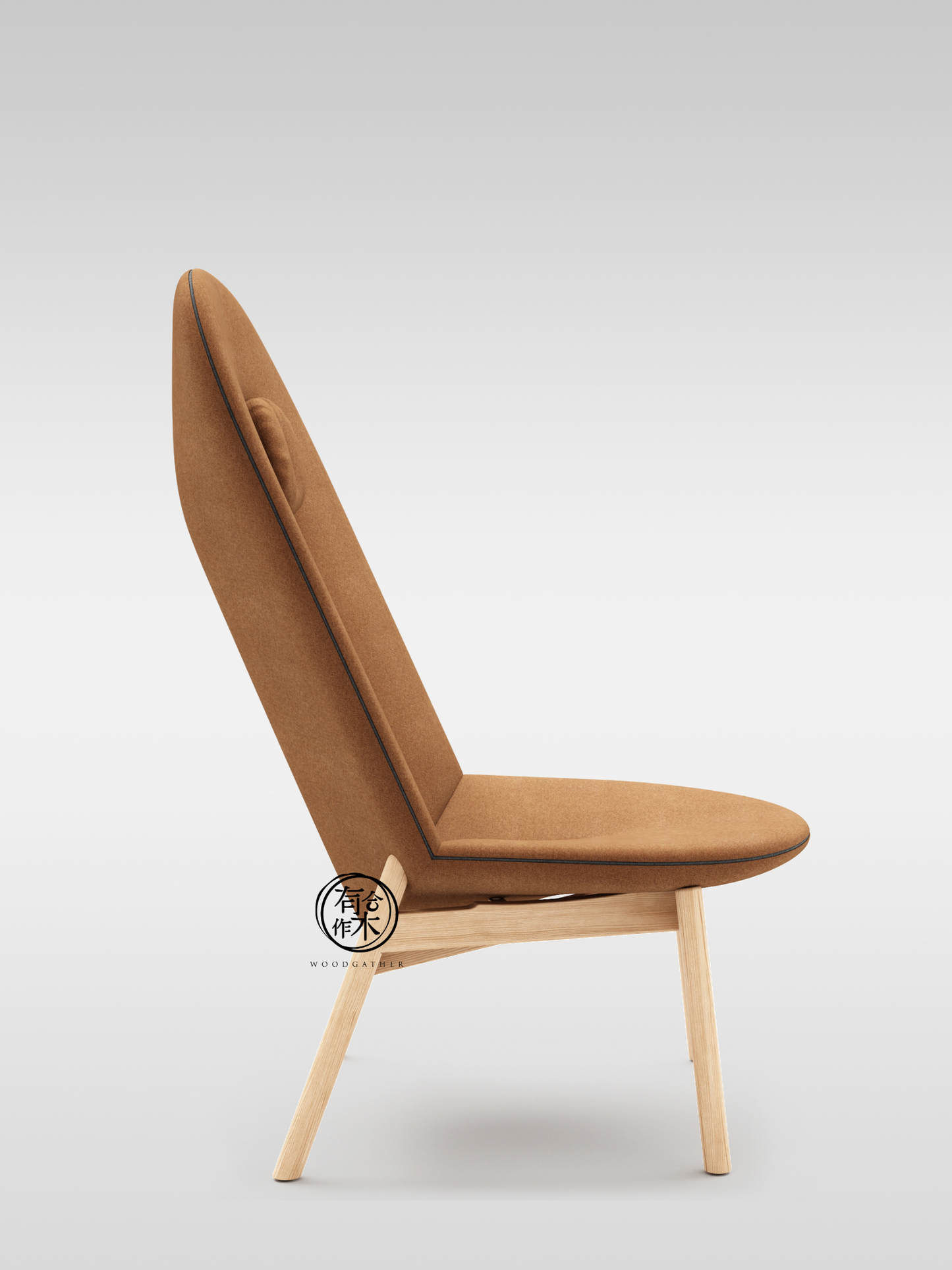 HEYA Crown Lounge Chair 實木休閑椅