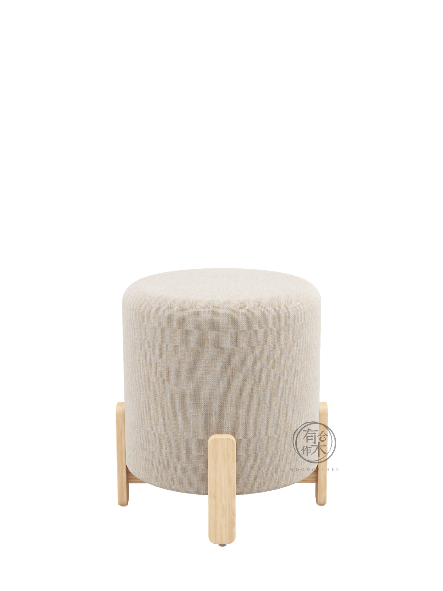 HEYA Pouffe 實木軟墊矮櫈