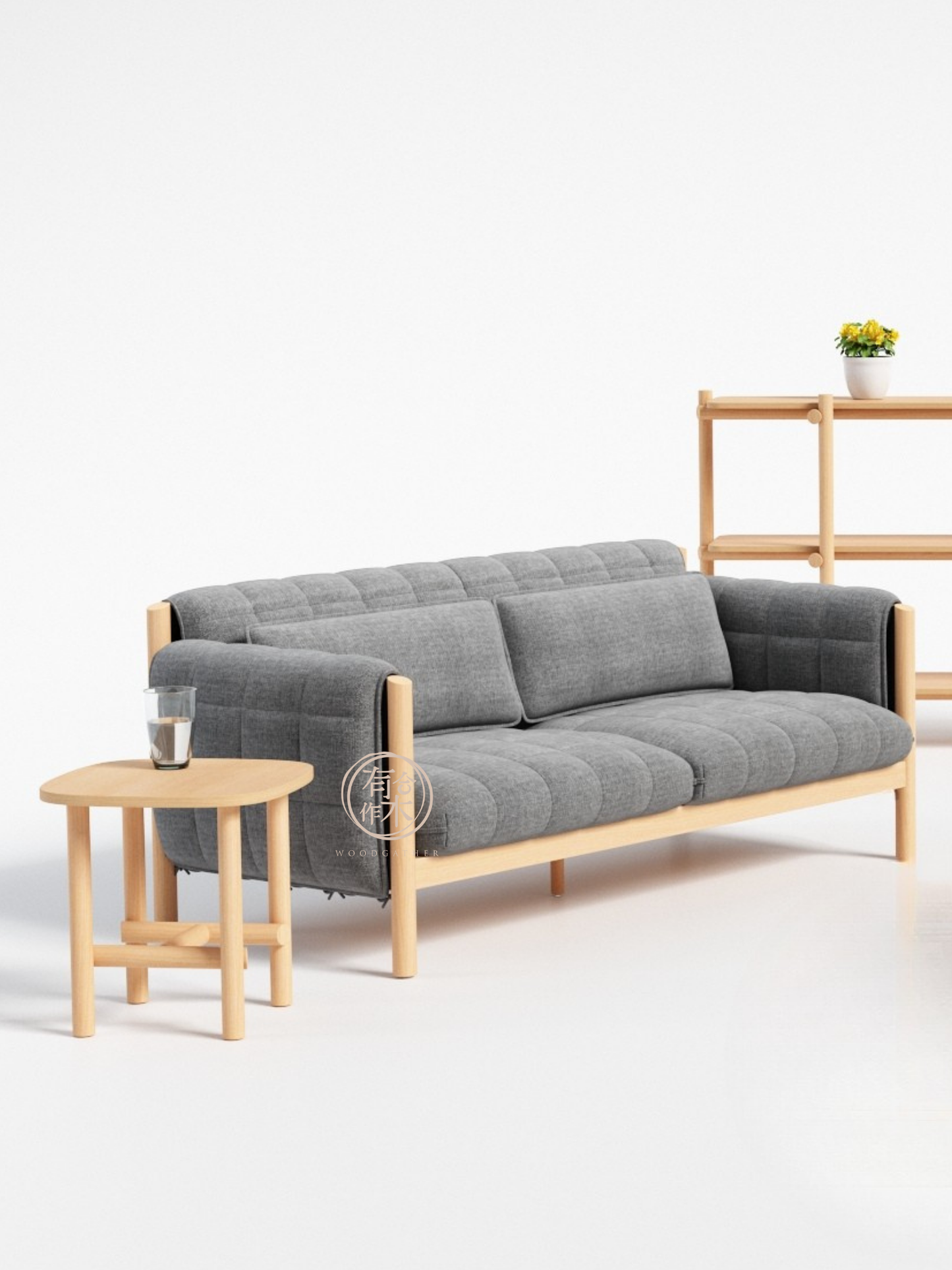 HEYA Sofa 01 實木雙座梳化