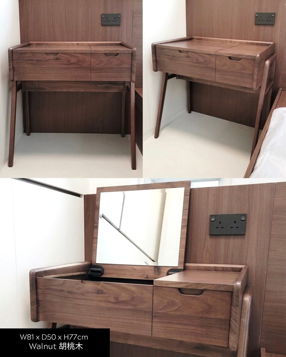 FOREST Vanity Table solid wood dressing table