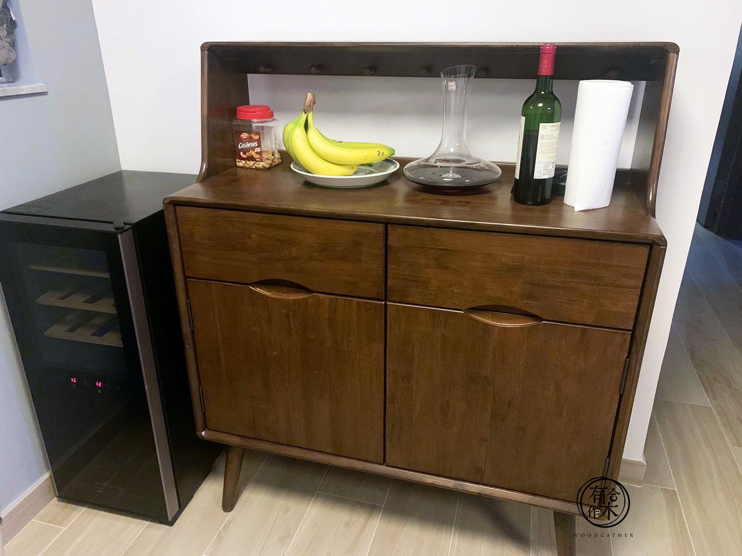 VARIETY Sideboard - 2 Door / 2 Drawers with shelf 實木邊櫃
