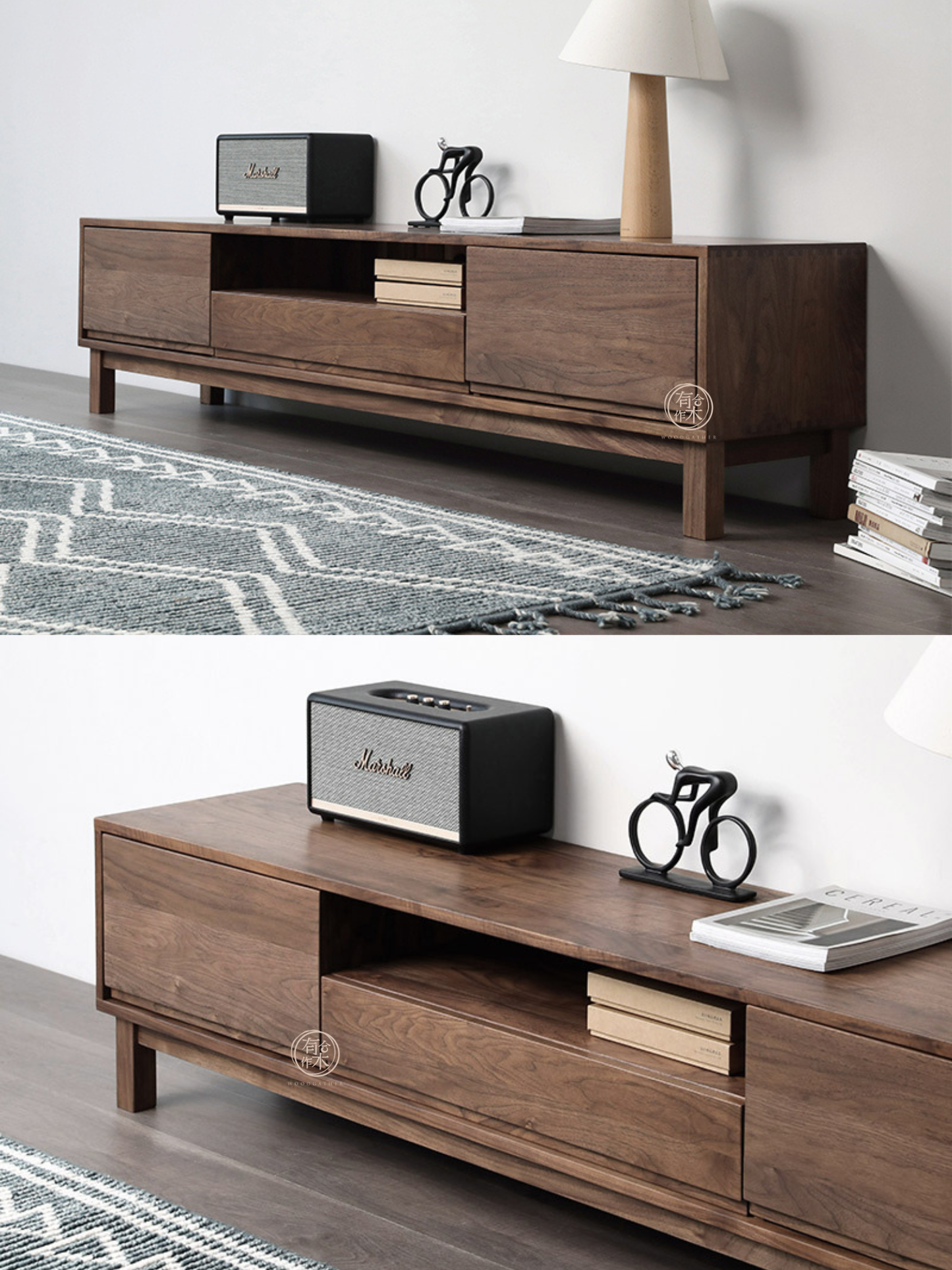 SIMPLY 3-Drawer TV Board 實木電視櫃