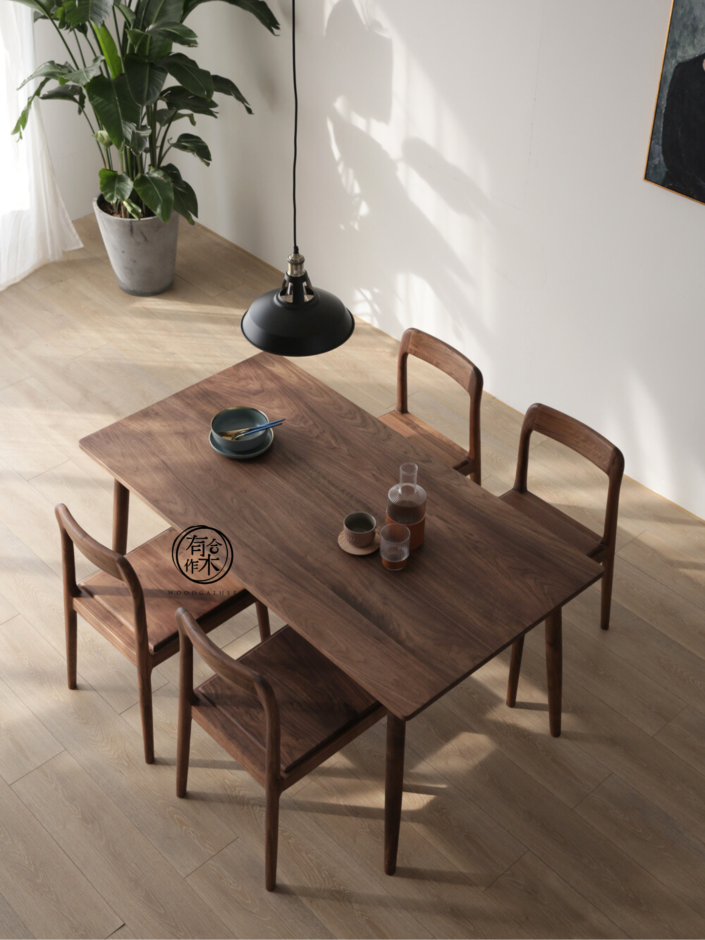 SIMPLY Edge Dining Table solid wood dining table