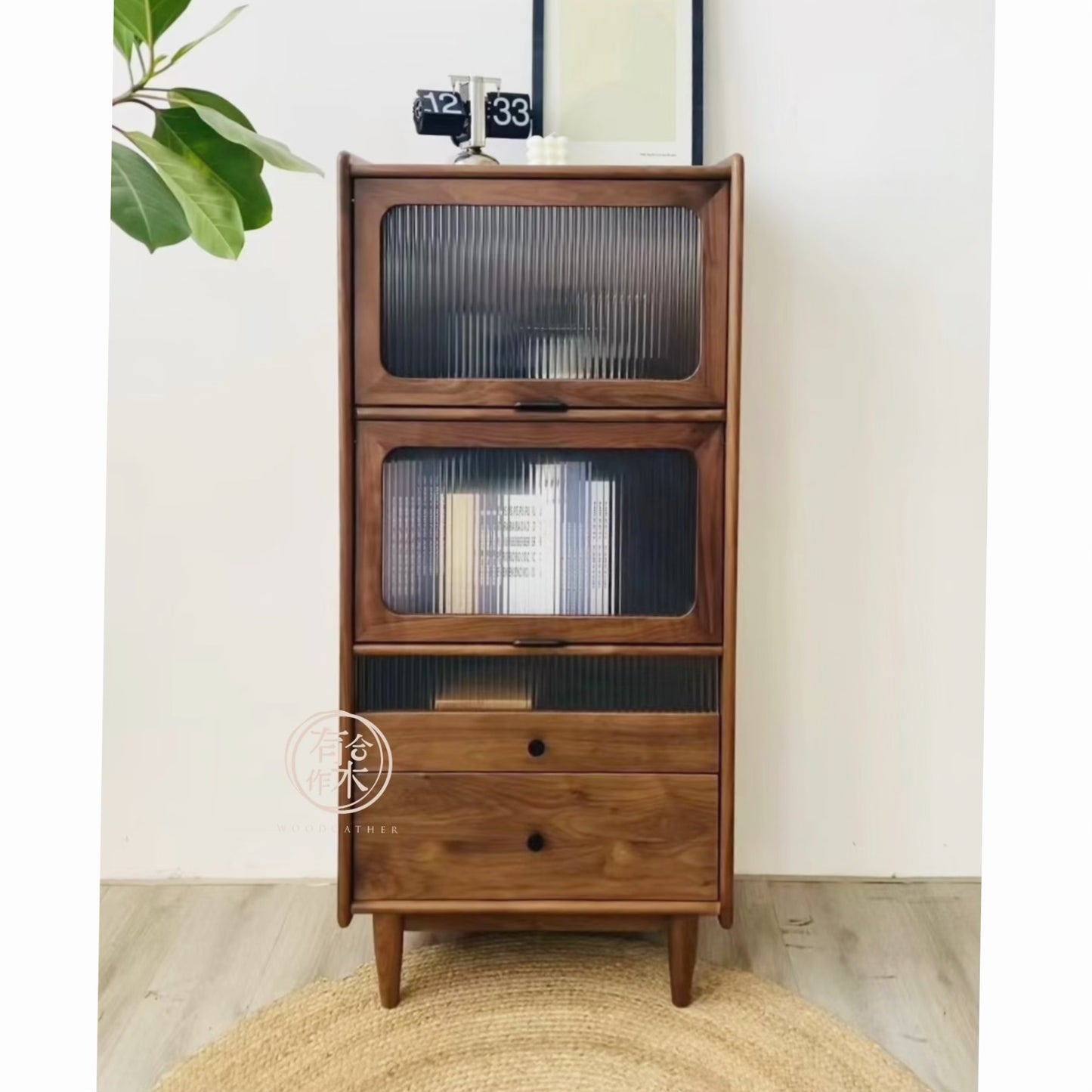 SIMPLY H118 Sideboard with 2-drawer 實木邊櫃(可訂造)