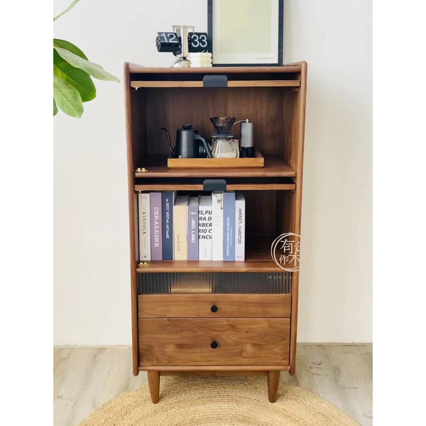 SIMPLY H118 Sideboard with 2-drawer 實木邊櫃(可訂造)