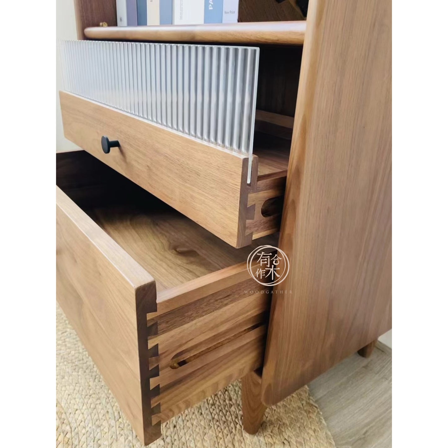 SIMPLY H118 Sideboard with 2-drawer 實木邊櫃(可訂造)