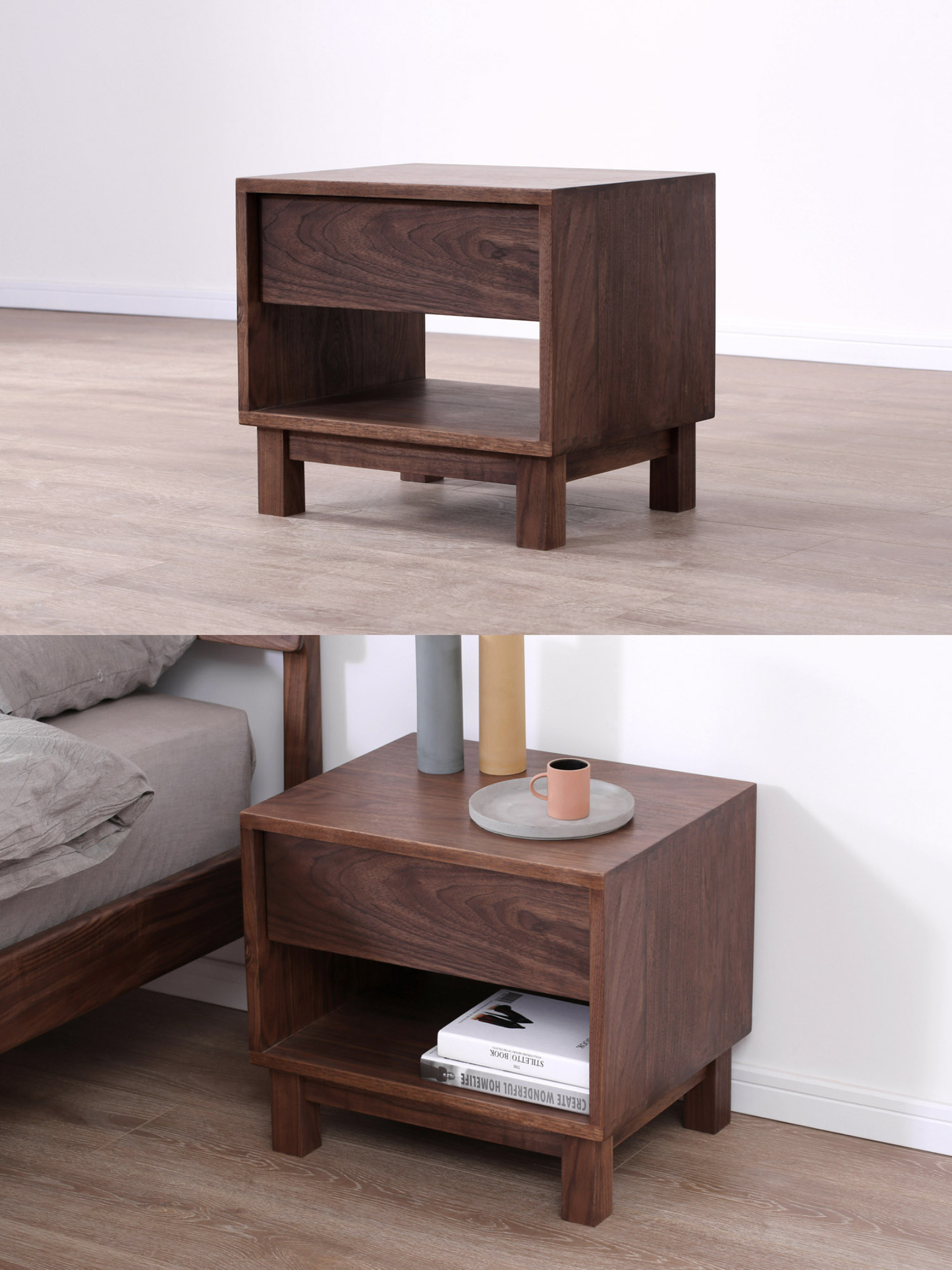 SIMPLY Bedside Board solid wood bedside table