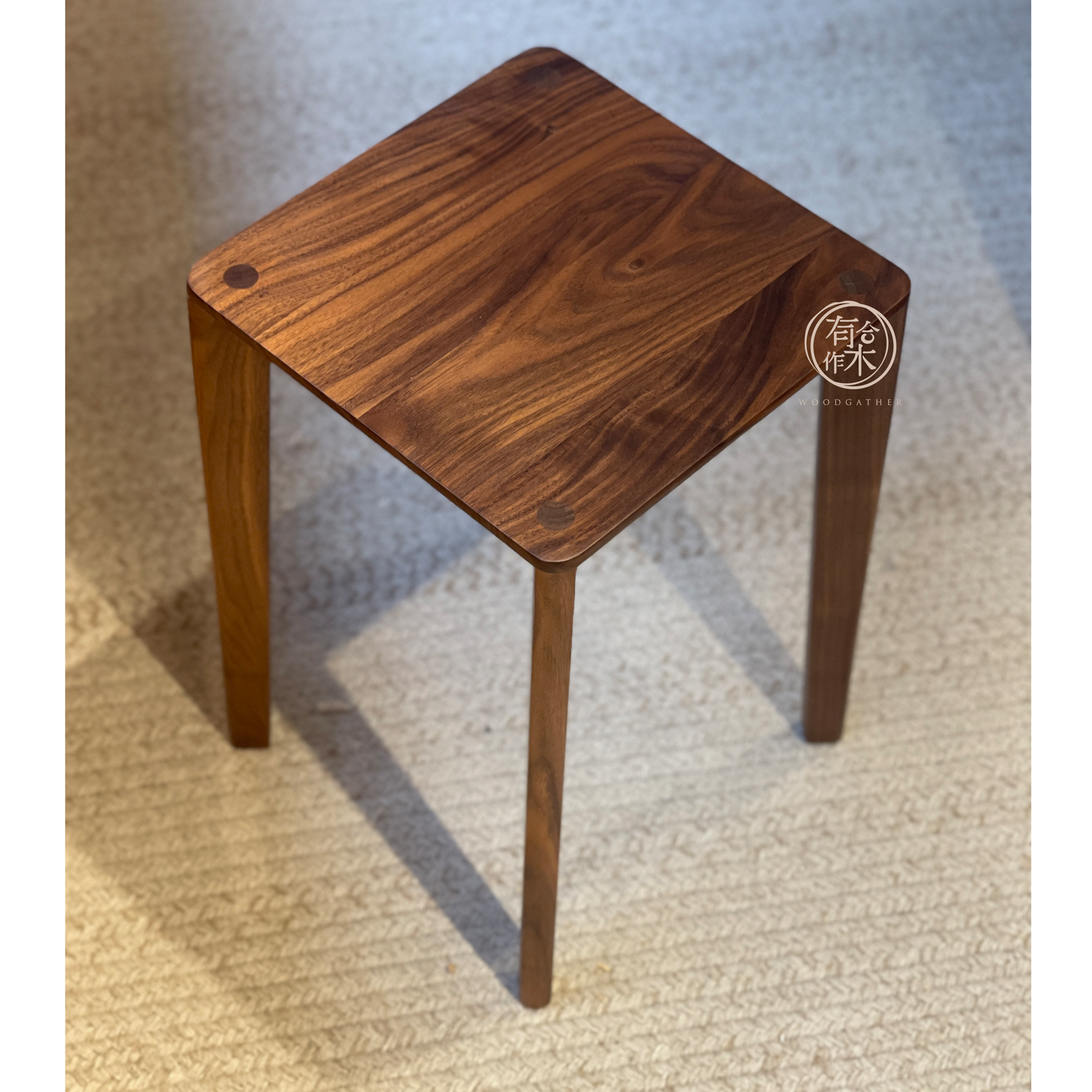 LUMINOUS Stackable Stool solid wood stackable chair