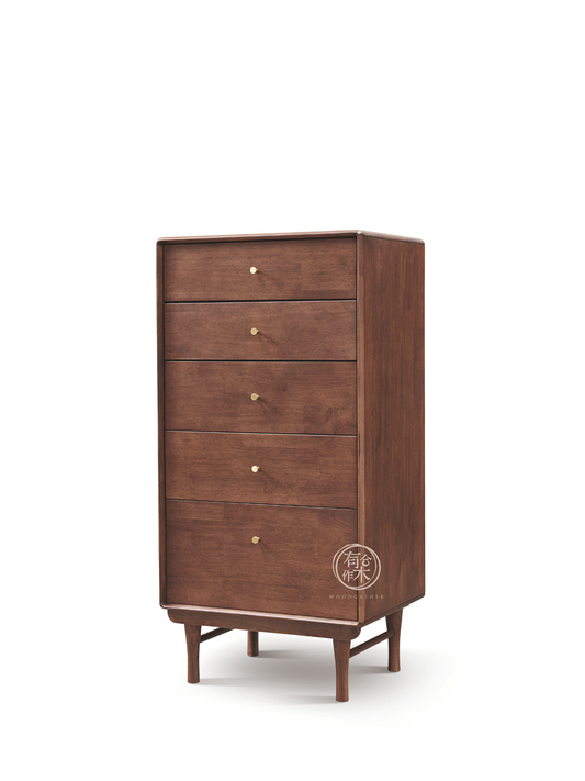 VARIETY-Arch Chest of 5 Drawers 實木斗櫃