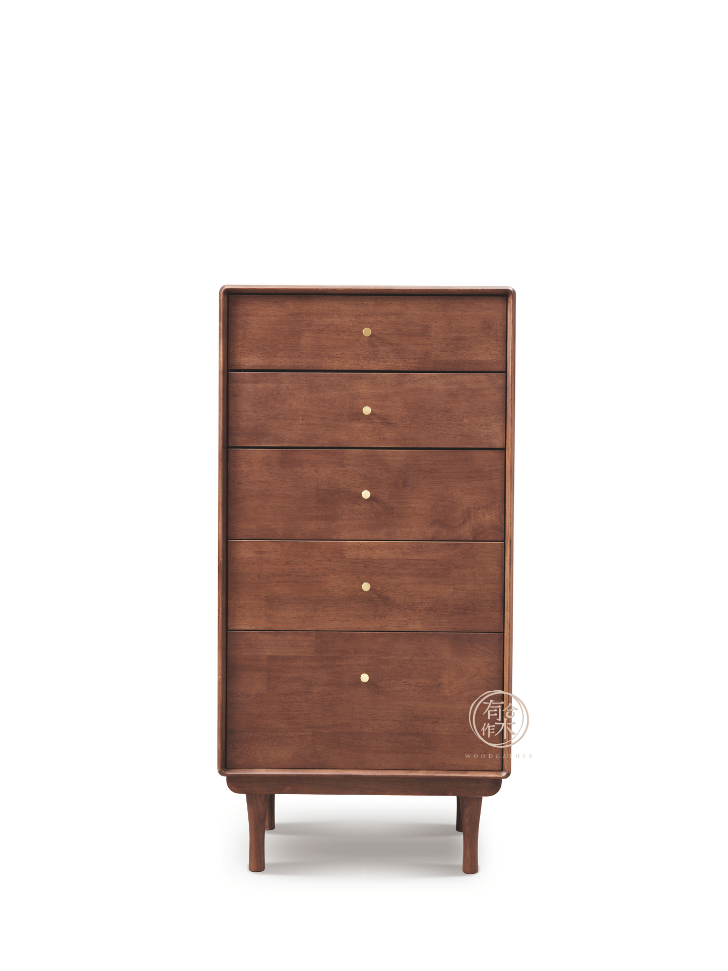 VARIETY-Arch Chest of 5 Drawers 實木斗櫃