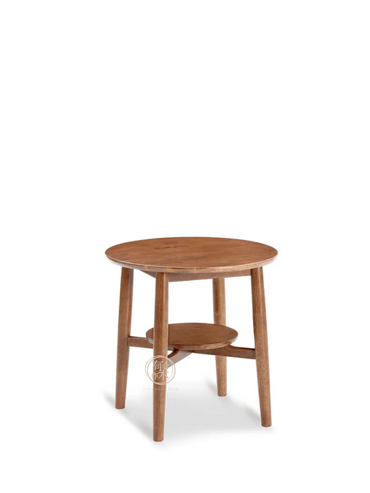 VARIETY-Cherry 2-Level Side Table 01 實木雙層茶几