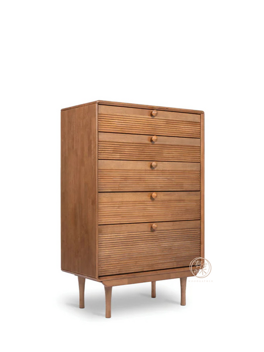 VARIETY-Cherry Chest of 5 Drawers 實木櫃桶
