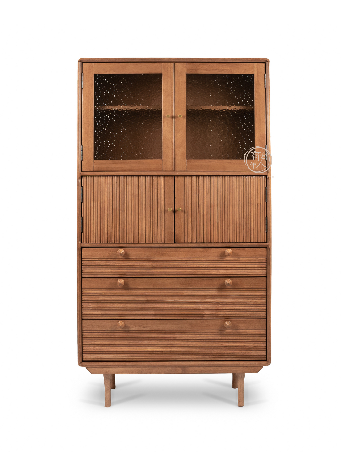 VARIETY-Cherry Glass Door Sideboard 04 實木邊櫃