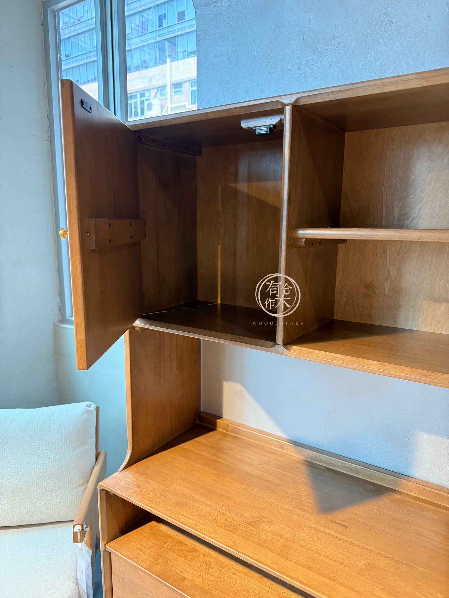 VARIETY-Cherry High Sideboard - 2-Door / 2 Drawers with Shelf 實木高餐邊櫃