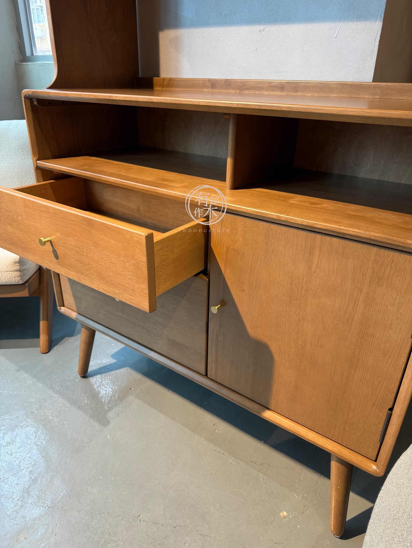 VARIETY-Cherry High Sideboard - 2-Door / 2 Drawers with Shelf 實木高餐邊櫃