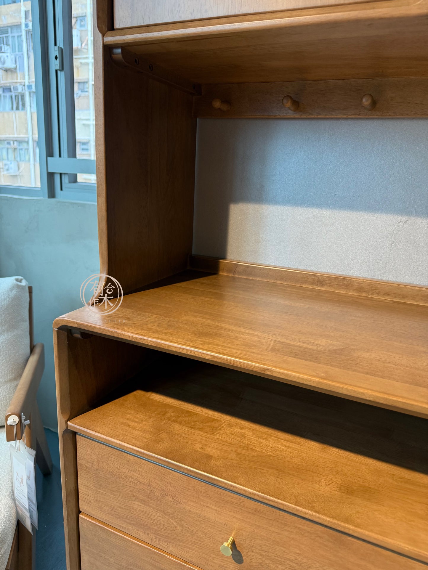 VARIETY-Cherry High Sideboard - 2-Door / 2 Drawers with Shelf 實木高餐邊櫃