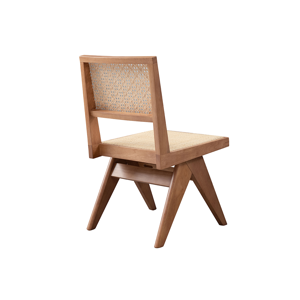VARIETY-Cherry Rattan Chair 01 (a pair) solid wood rattan chair (two pieces)