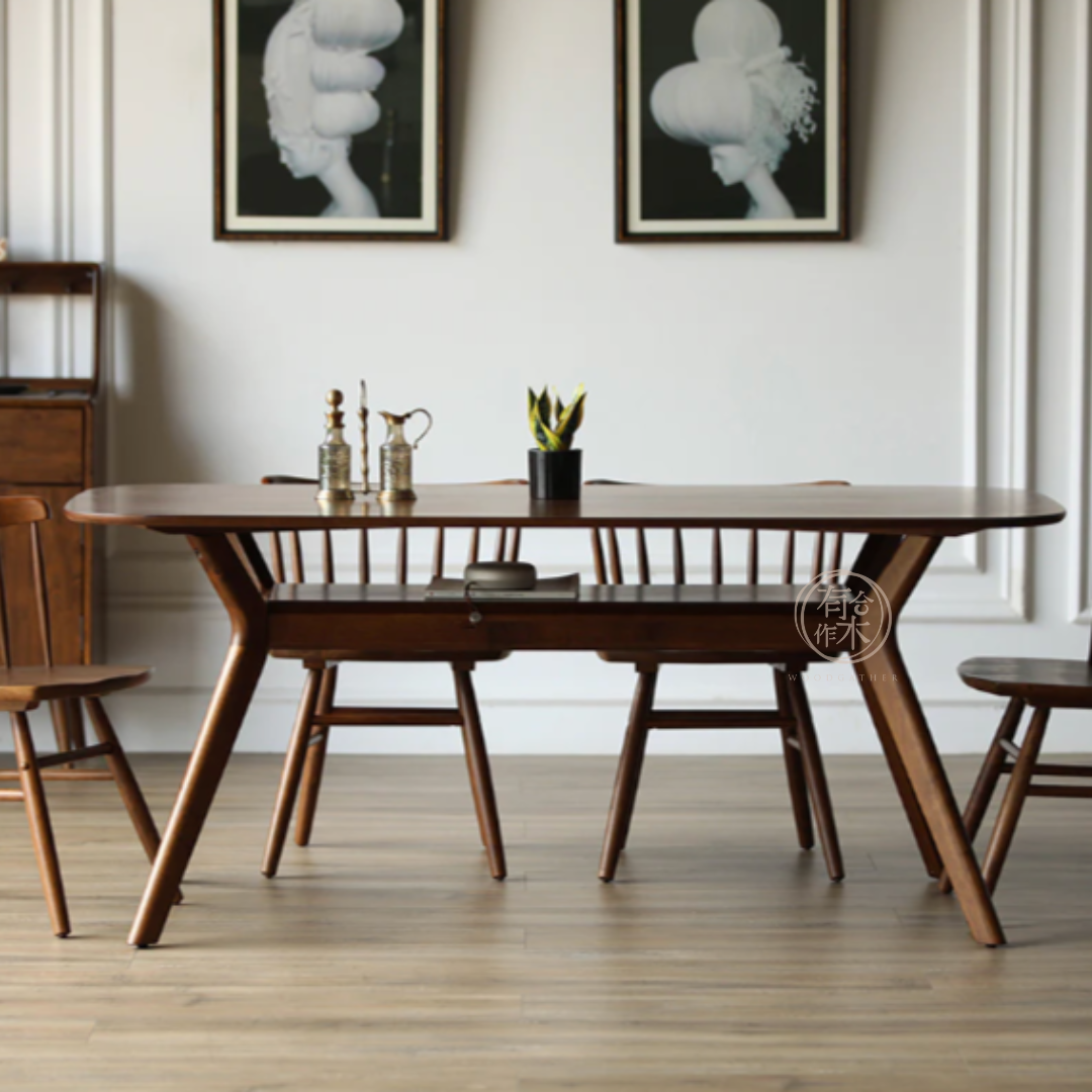 VARIETY 150 2-Level Dining Table 實木雙層餐枱