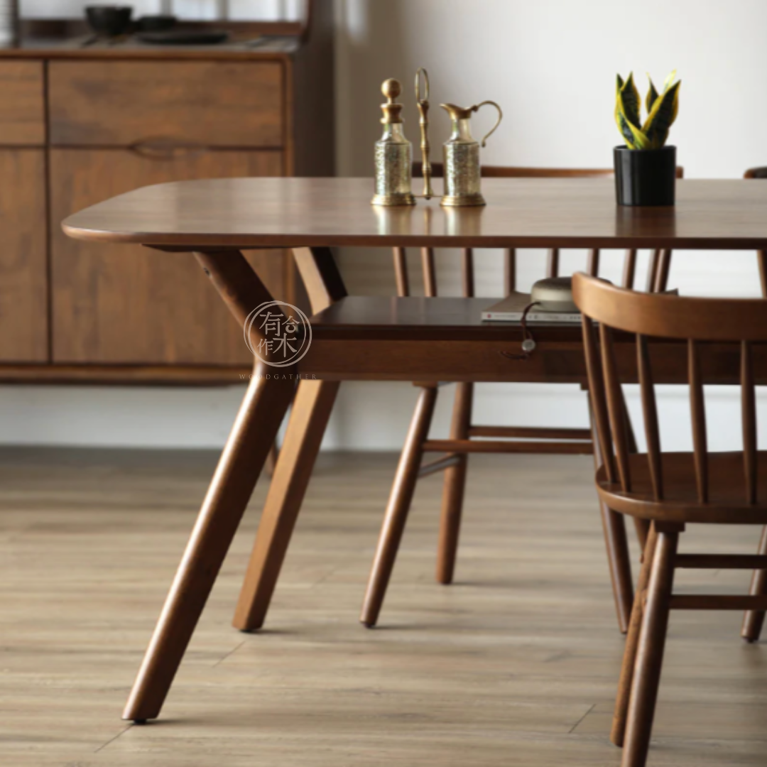 VARIETY 150 2-Level Dining Table 實木雙層餐枱