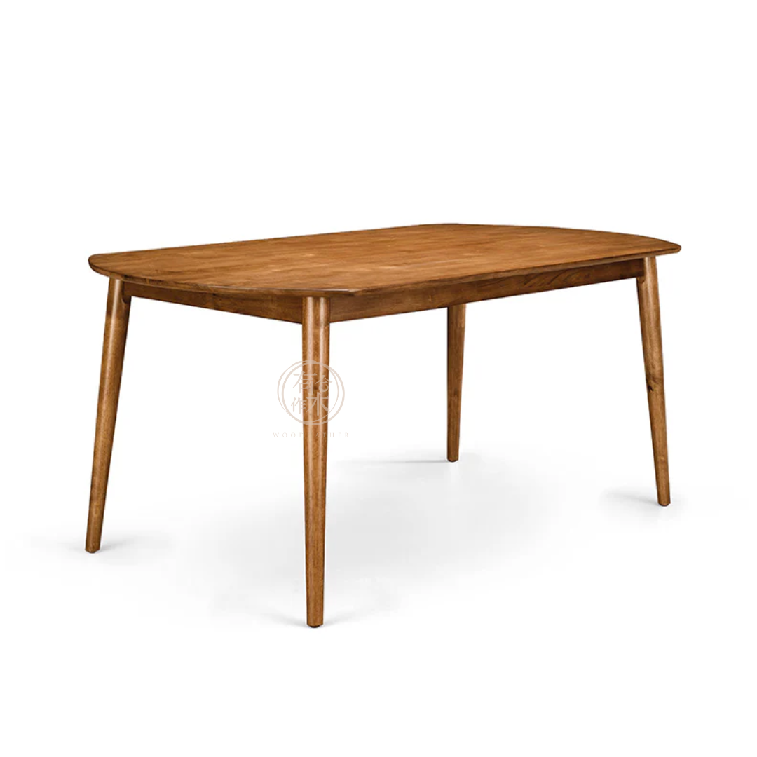 VARIETY 150/170 Dining Table 04 實木弧圓邊餐枱