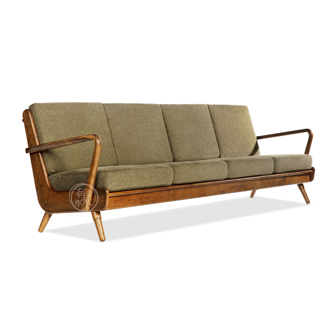 VARIETY Sofa 09 實木梳化 (單座/2座/3座/4座) - 胡桃木色