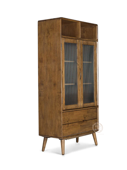 VARIETY Glass Board 03 solid wood glass cabinet