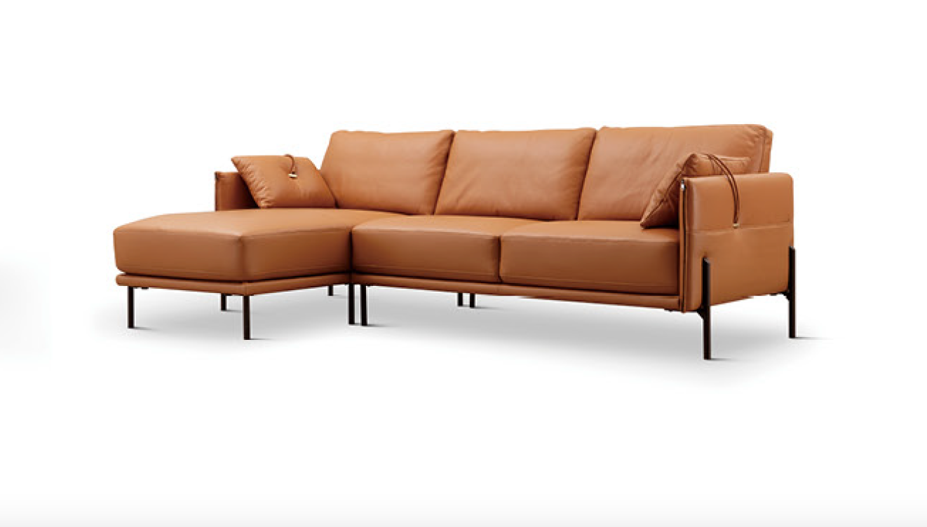 VARIETY Leather Sofa 01 Half leather cowhide sofa