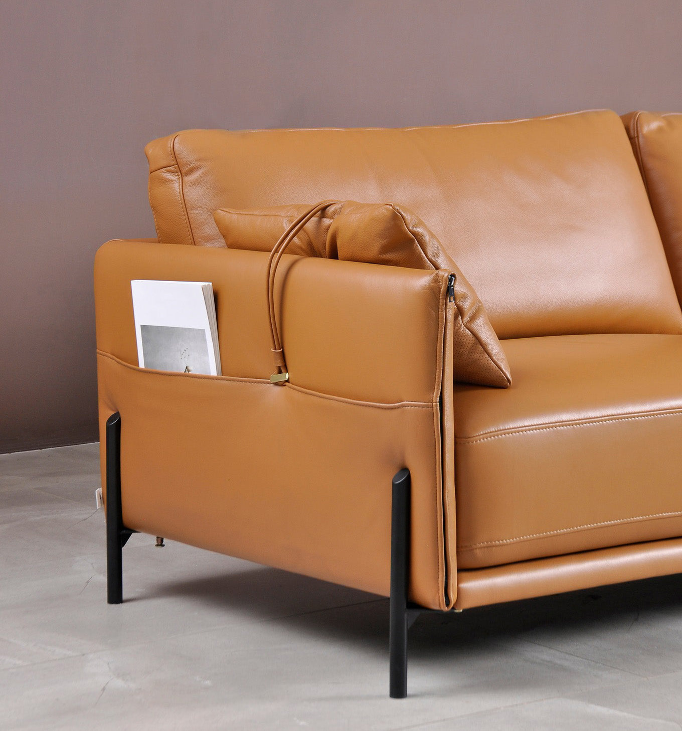 VARIETY Leather Sofa 01 Half leather cowhide sofa