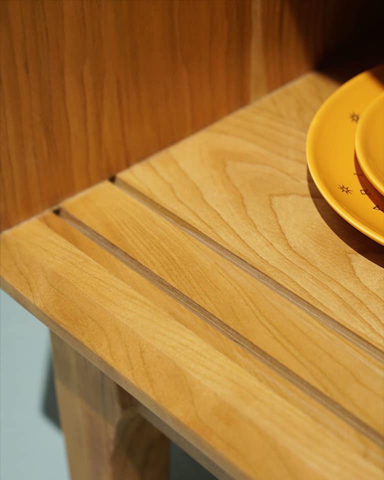SIMPLY Solid Wood Sideboard with Slide door 實木趟門儲物櫃