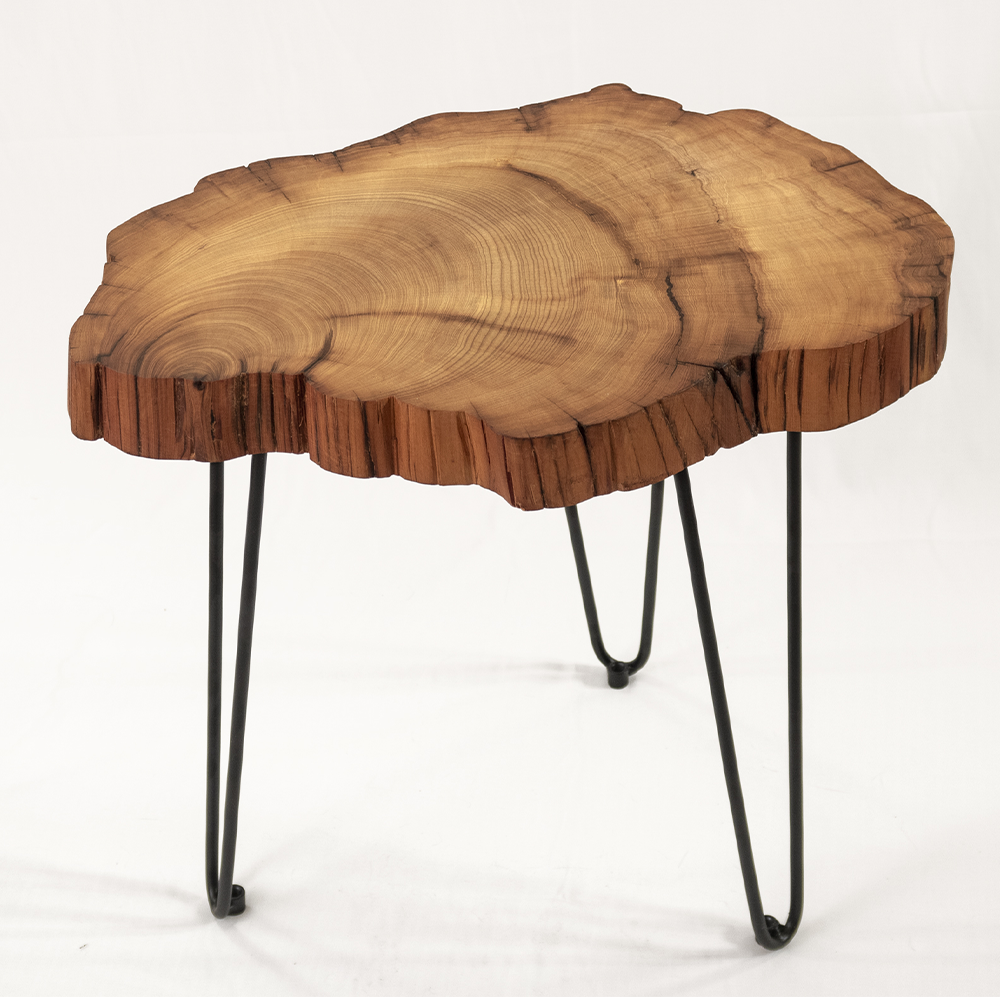 Appreciating wood work|Thuja log coffee table