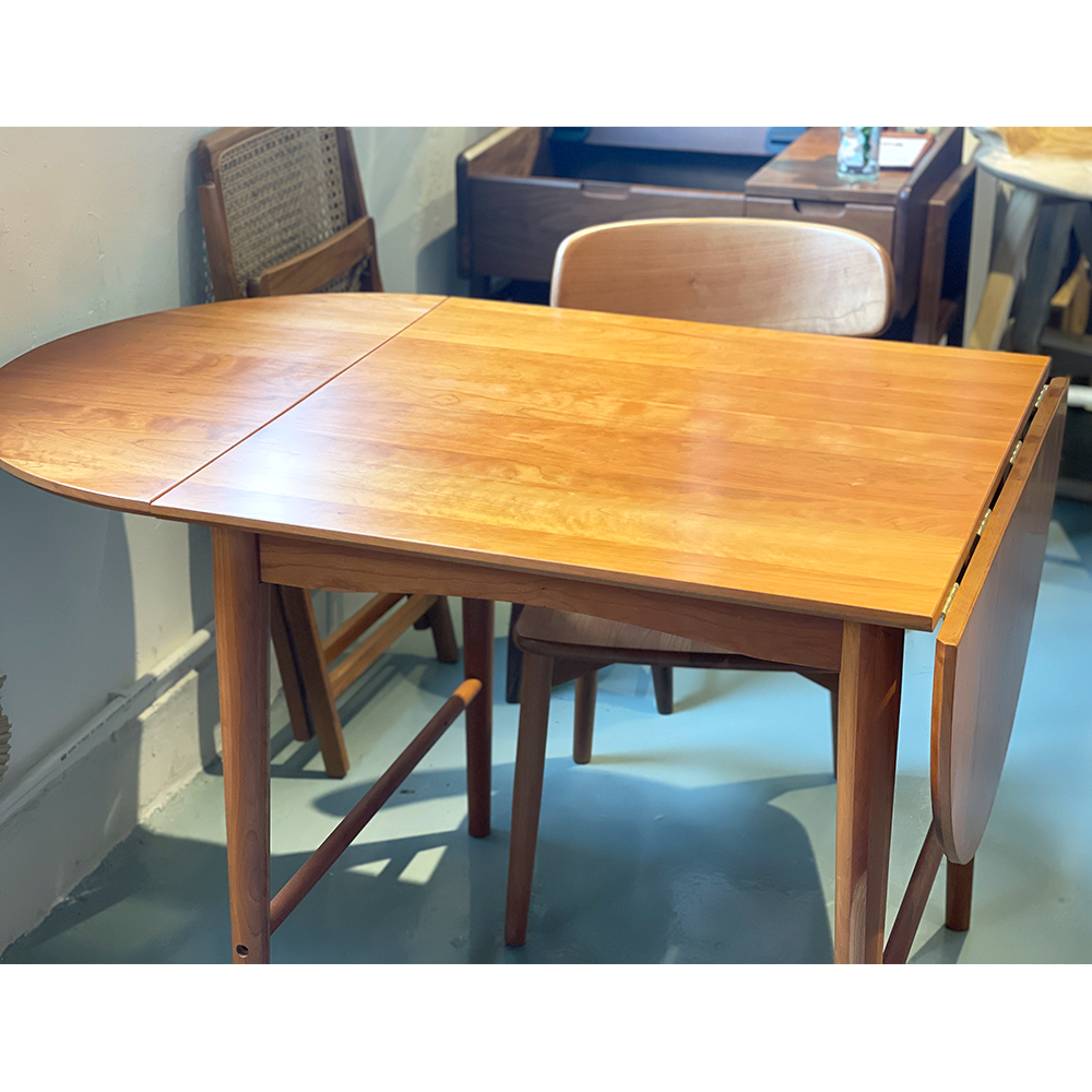 【陳列品出售】LUMINOUS Butterfly Extendable Dining Table Set 實木開合餐枱(組合)
