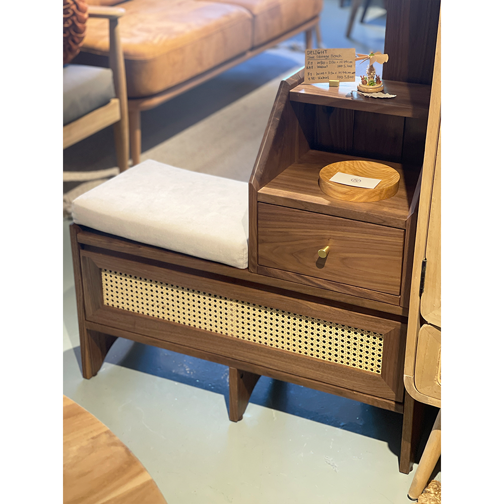 DELIGHT Shoe Storage Bench 實木換鞋櫈(可訂造)