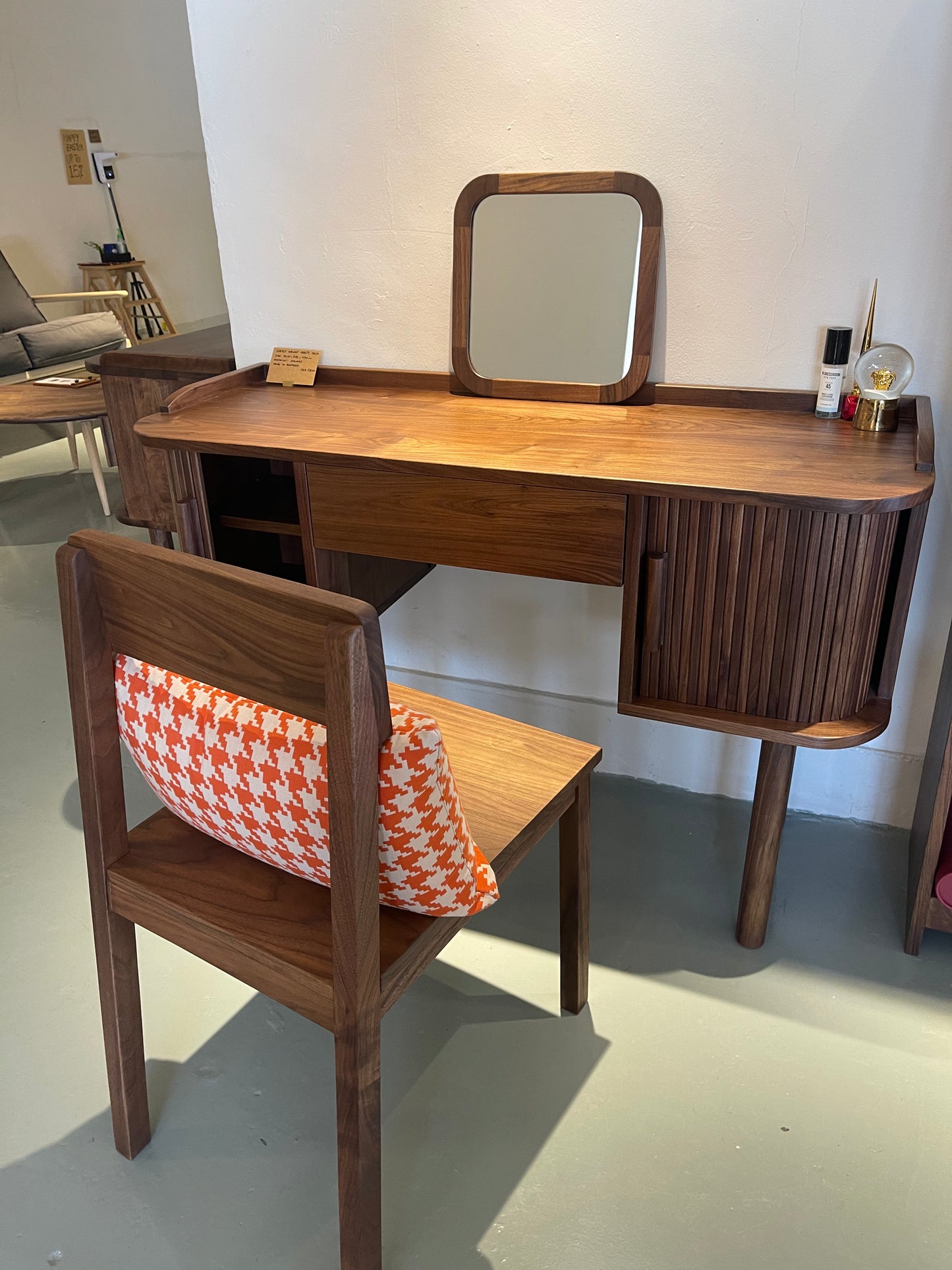 SIMPLY Walnut Vanity Desk