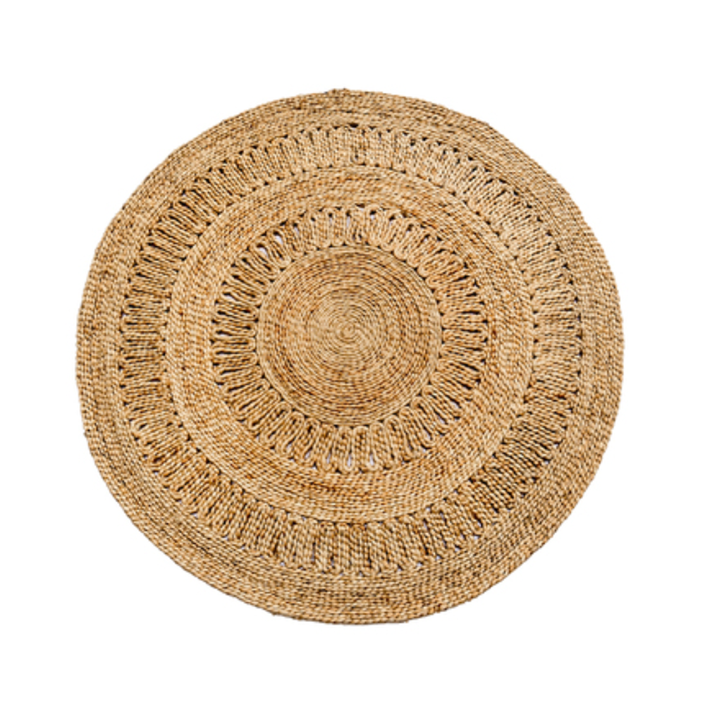 Natural Jute Hand-braided Rug 03 天然黃麻地毯 03