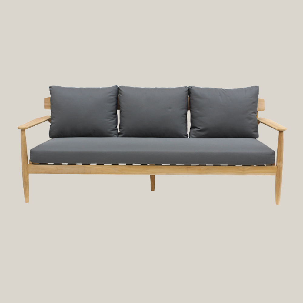 【已售罄】PETI Teak 3-seater Sofa 印尼柚木三座梳化(陳列品出售)