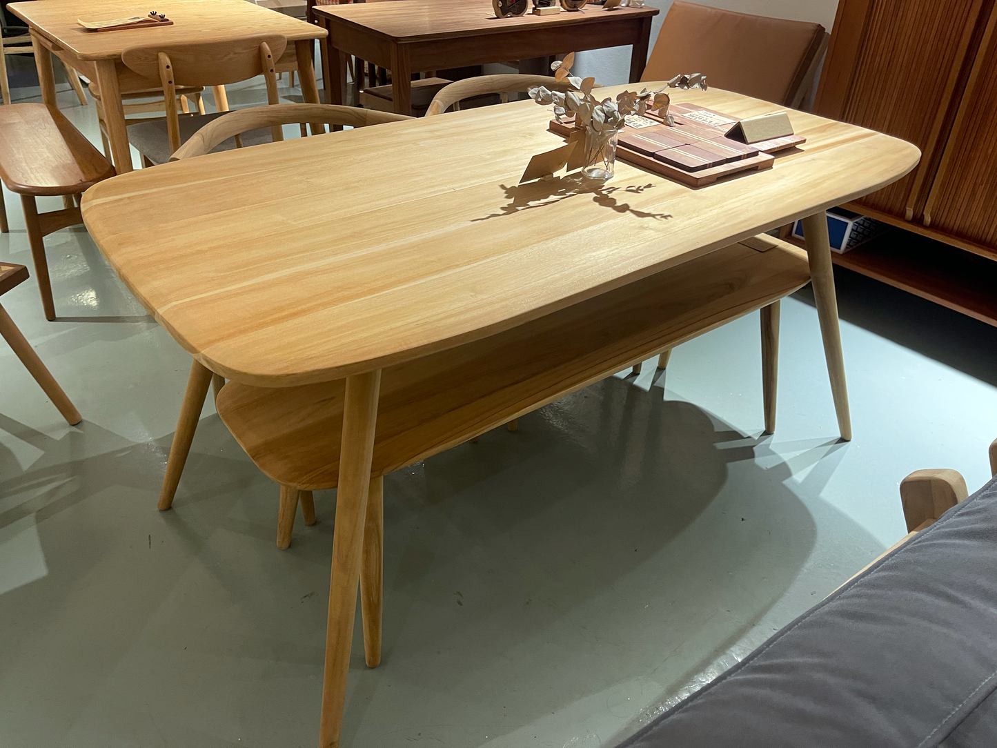 SAND Edge Dining Table Indonesian teak dining table