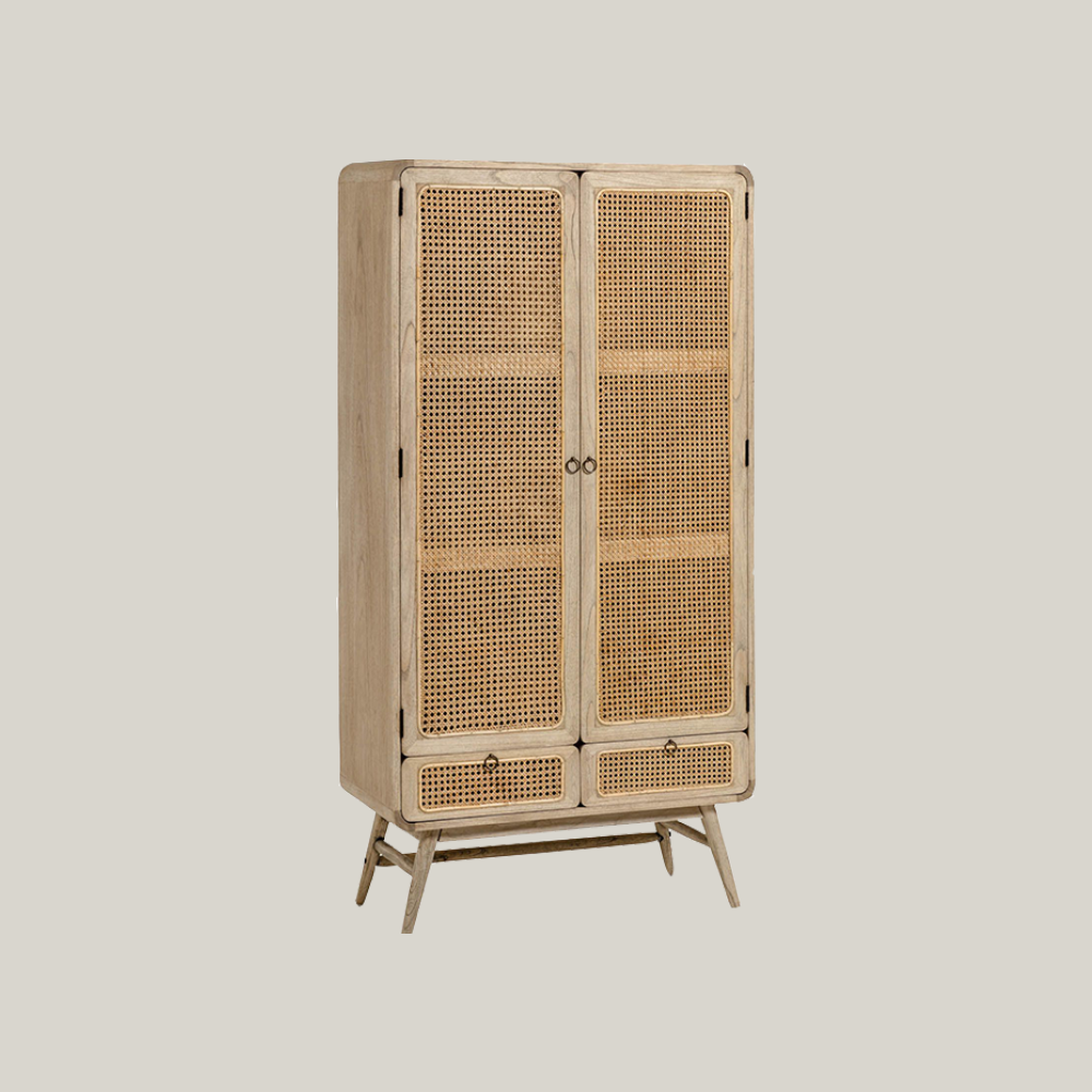 SAND Mindi Cabinet Indonesian neem wood storage cabinet