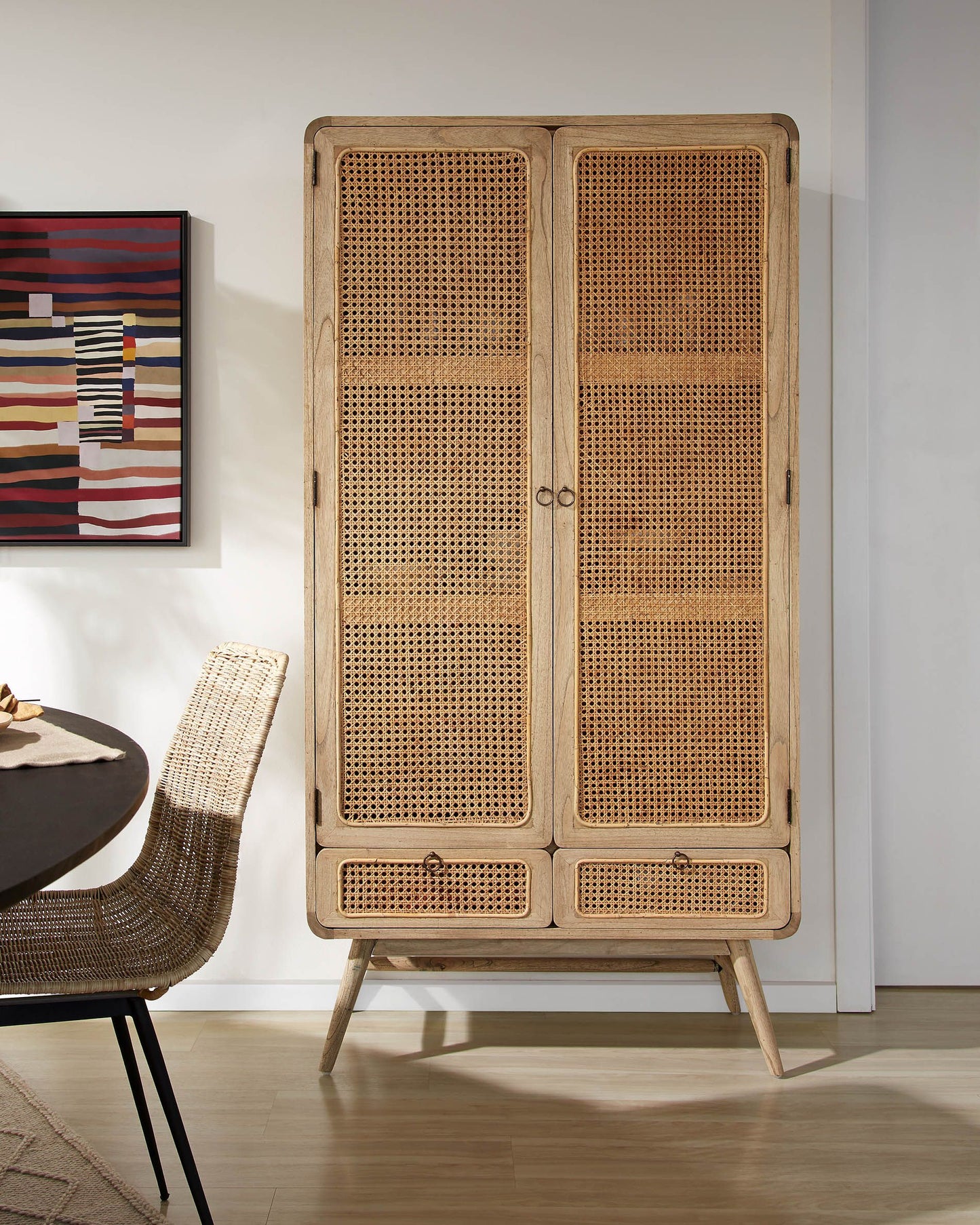 SAND Mindi Cabinet Indonesian neem wood storage cabinet