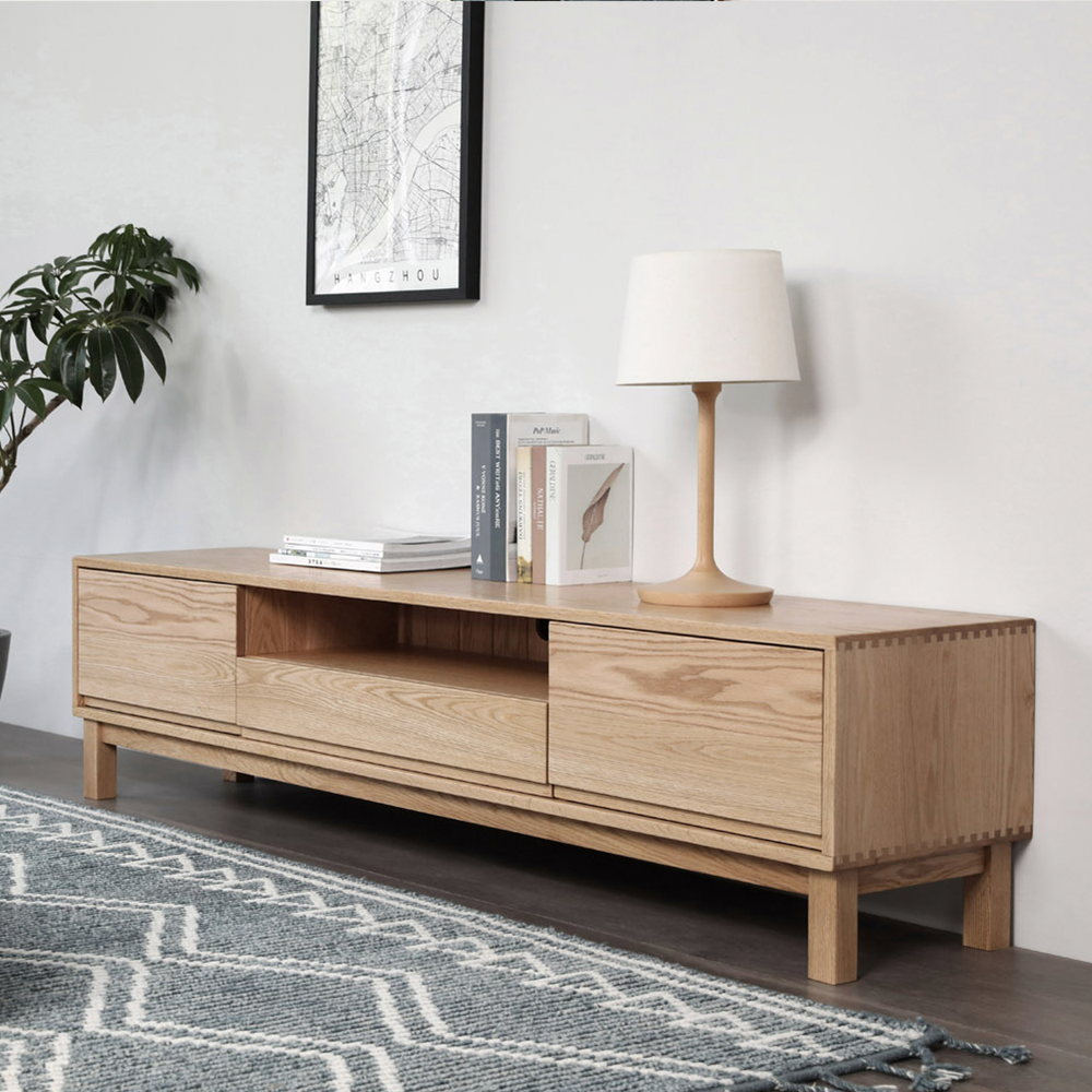 SIMPLY 3-Drawer TV Board 實木電視櫃