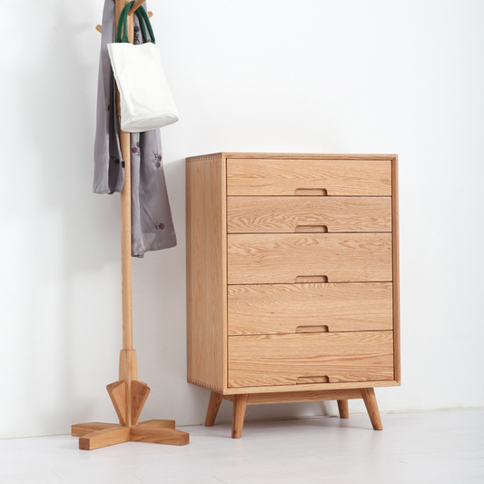 SIMPLY 5-Drawer Sideboard solid wood storage bucket