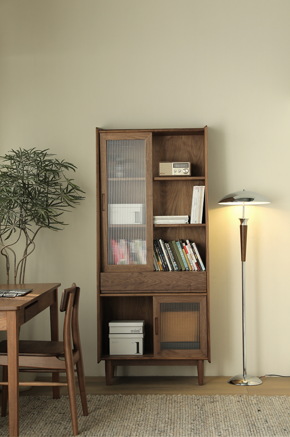 SIMPLY Book Cabinet 02 solid wood bookcase
